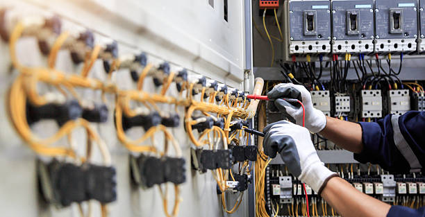 Professional Electrician technician working in Fishersville, VA